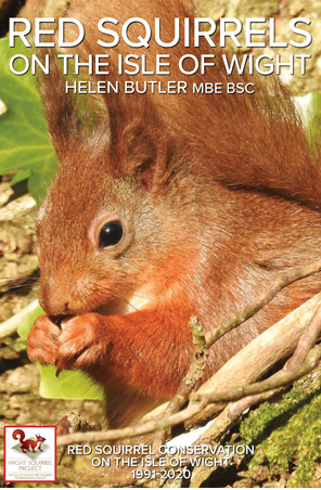 Book cover of Red Squirrels of The Isle of Wight by Helen Butler MBE BSC