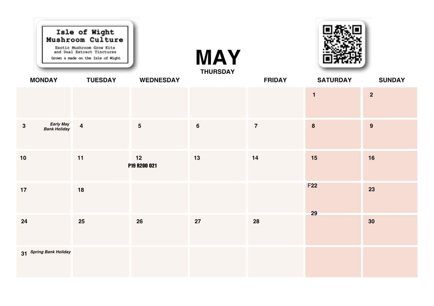 2027 Isle of Wight Red Squirrel Trust Calendar - Image 11