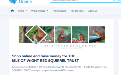 Make Every Purchase Online Count For Red Squirrels!