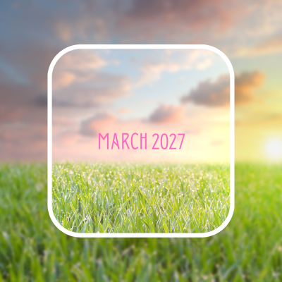 2027 Calendar Month Sponsorship – MARCH