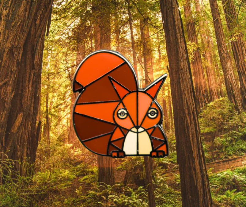 Wear Your Wild: Red Squirrel Badges Supporting Conservation on the Isle of Wight