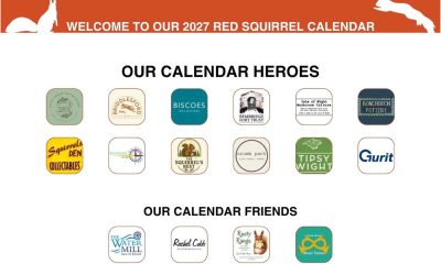 It’s Here! Our HOT OFF THE PRESS 2027 Red Squirrel Calendar