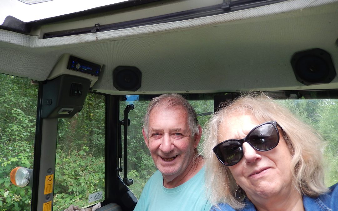Tractor Trimming and Blackberry Bounty at Howes Wood