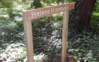 Getting Around Howes Wood: Meet Our New “Road Signs”